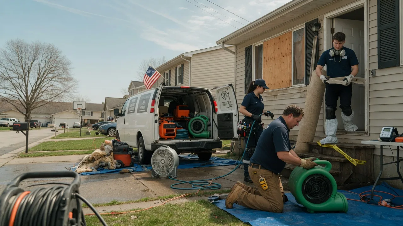 Water Damage Restoration in New Leipzig, ND near me
